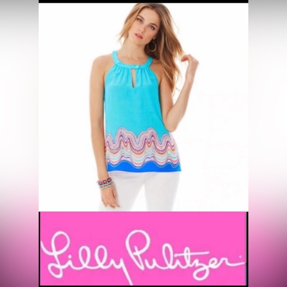 Lilly Pulitzer Rogan top Small - Picture 2 of 12